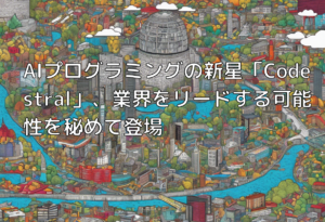 AIプログラミングの新星「Codestral」、業界をリードする可能性を秘めて登場