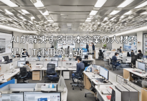 AIが解決する日本企業の人材不足とIT運用の課題