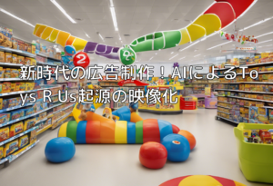 新時代の広告制作！AIによるToys R Us起源の映像化