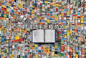 AIとの対話効率を極める「26の原則」とは？