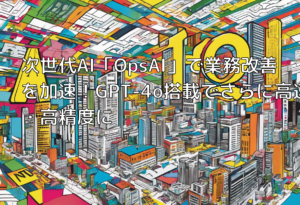 次世代AI「OpsAI」で業務改善を加速！GPT-4o搭載でさらに高速・高精度に