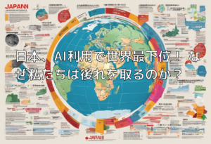 日本、AI利用で世界最下位！ なぜ私たちは後れを取るのか？