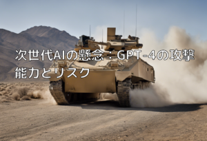 次世代AIの懸念：GPT-4の攻撃能力とリスク