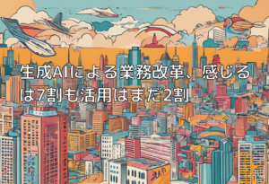 生成AIによる業務改革、感じるは7割も活用はまだ2割