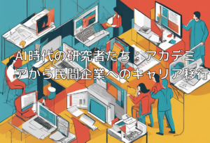 AI時代の研究者たち：アカデミアから民間企業へのキャリア移行