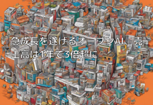 急成長を遂げるオープンAI、売上高は1年で3倍超に