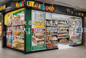 AIが変える広告の未来！店舗売上を最大3.3倍に増加させる実証実験成功