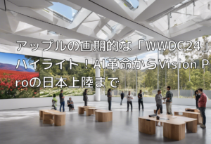 アップルの画期的な「WWDC24」ハイライト！AI革命からVision Proの日本上陸まで