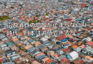 電力消費の増加が止まらないAI時代、日本は追随できるか