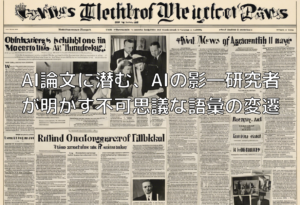 AI論文に潜む、AIの影―研究者が明かす不可思議な語彙の変遷