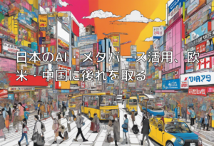 日本のAI・メタバース活用、欧米・中国に後れを取る