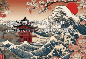 日本古典の美をAIが再現！「Evo―Ukiyoe」で浮世絵が蘇る