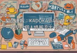 緊急速報：KADOKAWAにサイバー攻撃、個人情報流出の恐れ