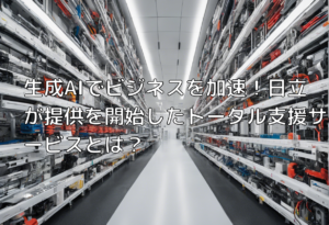 生成AIでビジネスを加速！日立が提供を開始したトータル支援サービスとは？