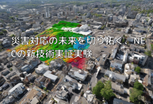 災害対応の未来を切り拓く、NECの新技術実証実験