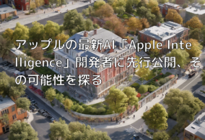 アップルの最新AI「Apple Intelligence」開発者に先行公開、その可能性を探る