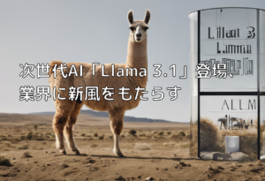 次世代AI「Llama 3.1」登場、業界に新風をもたらす