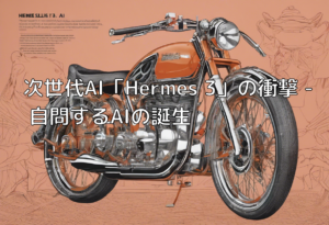 次世代AI「Hermes 3」の衝撃 – 自問するAIの誕生