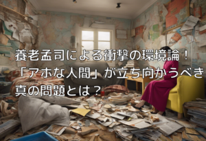 養老孟司による衝撃の環境論！「アホな人間」が立ち向かうべき真の問題とは？