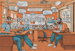 AIとの効果的な対話術：あなたの要望を的確に伝える方法