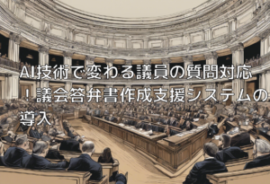 AI技術で変わる議員の質問対応！議会答弁書作成支援システムの導入