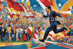 小林鷹之氏「総裁選挙立候補」とそのビジョンを語る