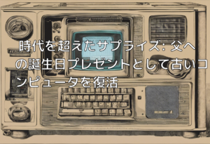 時代を超えたサプライズ: 父への誕生日プレゼントとして古いコンピュータを復活