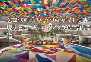 次世代AI「PolySphere-2」で実現するカスタマイズSLMの提供開始