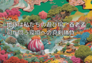 地球は私たちの遊び場？養老孟司が問う環境への真剣勝負