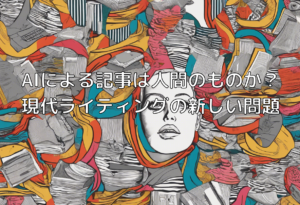 AIによる記事は人間のものか？現代ライティングの新しい問題