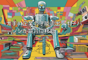 大手AI企業の才能流出―キーパーソンが競合に移籍