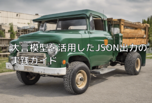 大言模型を活用したJSON出力の実践ガイド