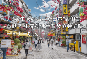 JIPが生成AI活用で日本経済に貢献？ 生成AI活用普及協会に新パートナー加入