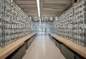 「信頼できるAIの未来」- MITの新技術Thermometerが描く可能性