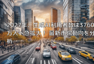 2027年、生成AI利用者数は3760万人へ急拡大！ 最新市場動向を分析