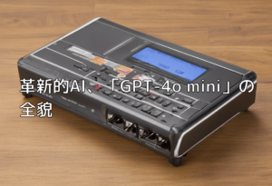 革新的AI、「GPT-4o mini」の全貌