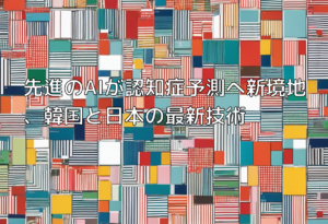 先進のAIが認知症予測へ新境地、韓国と日本の最新技術