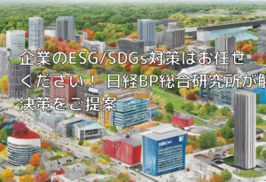 企業のESG/SDGs対策はお任せください！ 日経BP総合研究所が解決策をご提案