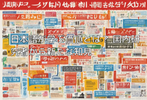 日本語が学ぶ価値とは？ 国内研究者から新たな知見