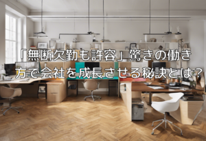 「無断欠勤も許容」驚きの働き方で会社を成長させる秘訣とは？