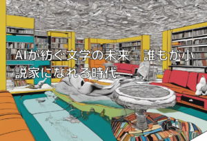 AIが紡ぐ文学の未来 – 誰もが小説家になれる時代