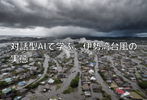 対話型AIで学ぶ、伊勢湾台風の実態