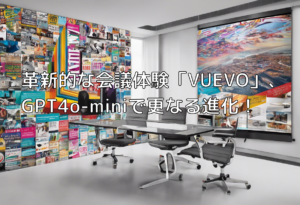 革新的な会議体験「VUEVO」、GPT4o-miniで更なる進化！