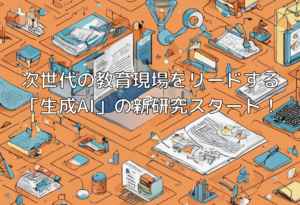 次世代の教育現場をリードする「生成AI」の新研究スタート！