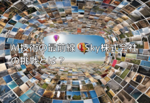 AI技術の最前線！Sky株式会社の挑戦とは？