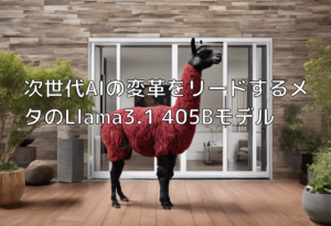 次世代AIの変革をリードするメタのLlama3.1 405Bモデル