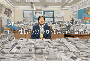 AIが学んだ「ノジマ流経営哲学」、社長の分身が従業員の指南役に！