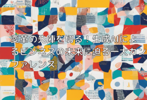 変革の先陣を切る！生成AIによるビジネスの未来に迫る一大カンファレンス