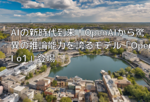 AIの新時代到来！OpenAIから驚異の推論能力を誇るモデル「OpenAI o1」登場