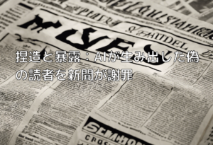 捏造と暴露：AIが生み出した偽の読者を新聞が謝罪